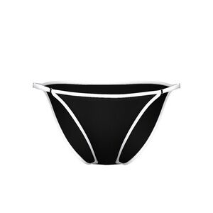PINK Victoria’s Secret Black and White Women's Swim Bottom